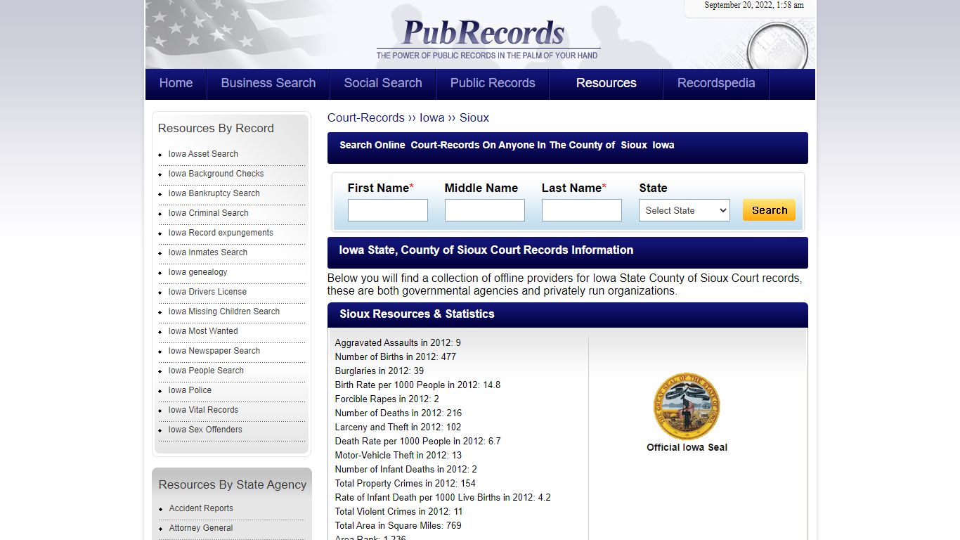Sioux County, Iowa Court Records - Pubrecords.com